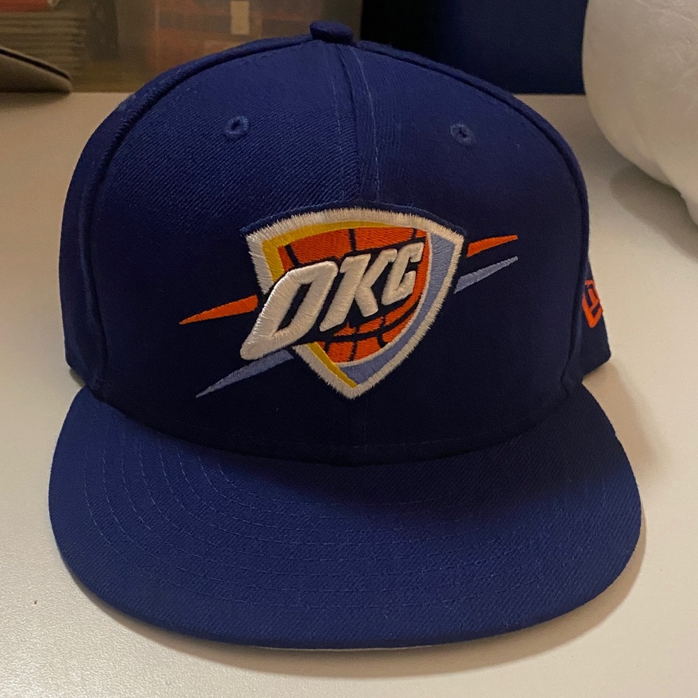 Oklahoma City NBA OKC Thunder Men’s Blue Adjustable SnapBack Hat Cap